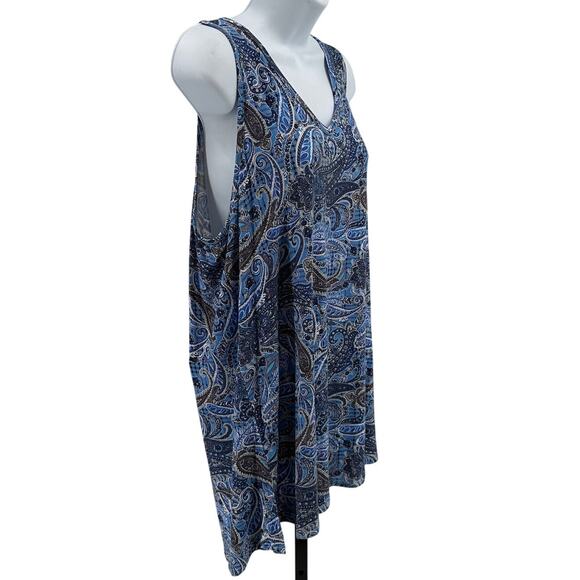 Tommy Hilfiger & Longyuan Tank Top Bundle of 2 WMNS XL Paisley Print Sleeveless - Picture 5 of 14